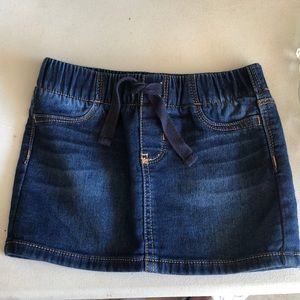 Adorable denim toddler skirt